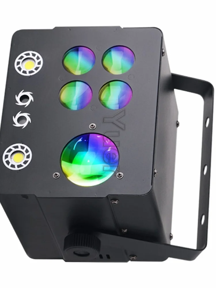 Высокояркий дискотечный лазерный диско-светильник 4 в 1 светодиодный сканер