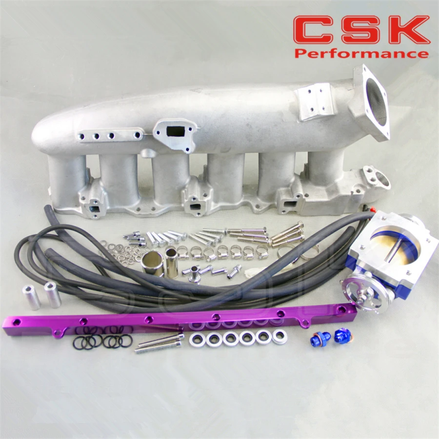 Литой алюминиевый впускной коллектор Топливная рейка и корпус дроссельной