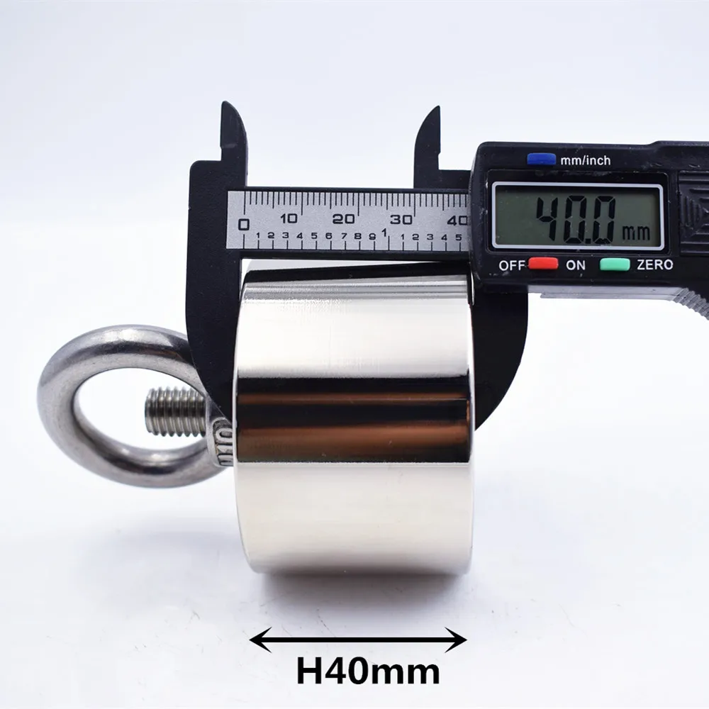 

Neodymium magnet N52 D60x40 Super strong round magnet 250kg Rare Earth strongest permanent powerful magnetic iron shell