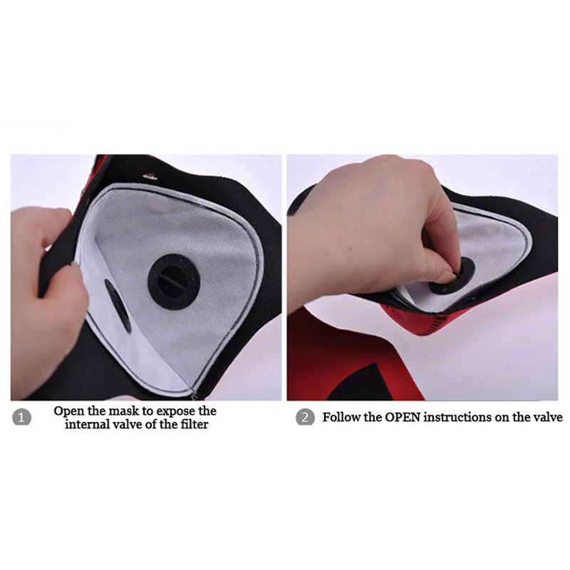 Защитная маска противотуманная дышащая PM2.5 Пылезащитная с фильтром из