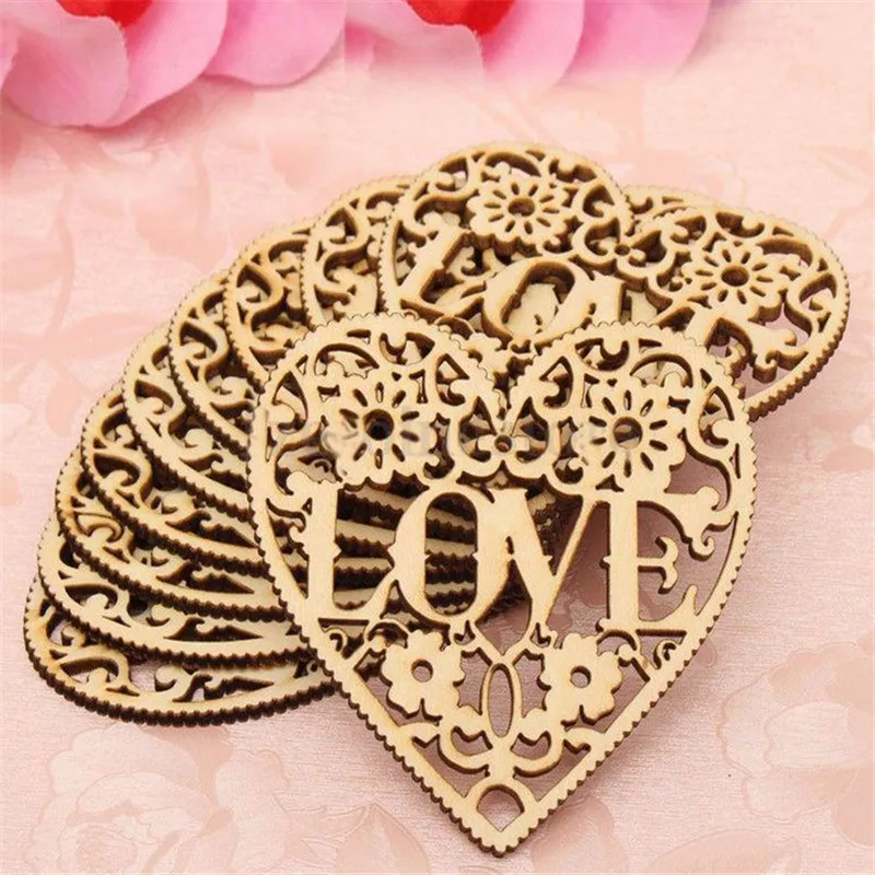 10pcs LOVE Свадебный День Святого Валентина деревянный стол любовь светодиодный свет свечи, праздничные принадлежности DIY аксессуары украшения реквизит украшение дома - Цвет: 10pcs LOVE