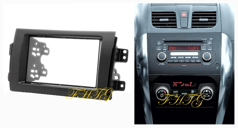 Автомобильный радиоприемник панель Fascia с gps-навигацией подходит для 2005 + SUZUKI SX4/ FIAT