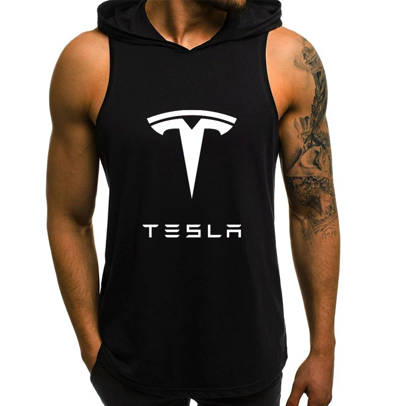 

2021 Tesla Car New Mens Hoodies Sweatshirts Short Sleeve Men Fashion Selling Sweatshirt Casual Solid Color Man hoody Male Hooded