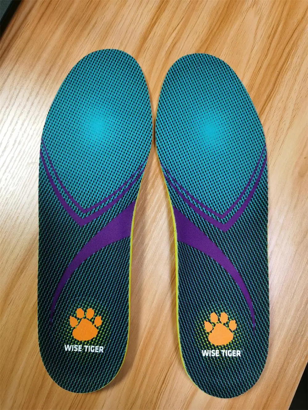 

wise tiger New PU Foam Insoles for Women Men Arch Support Breathable Running Insole Foot