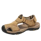 Сандалии мужские из натуральной кожи, Классические мягкие босоножки, удобная Уличная обувь, римские сандалии, большие размеры, лето
