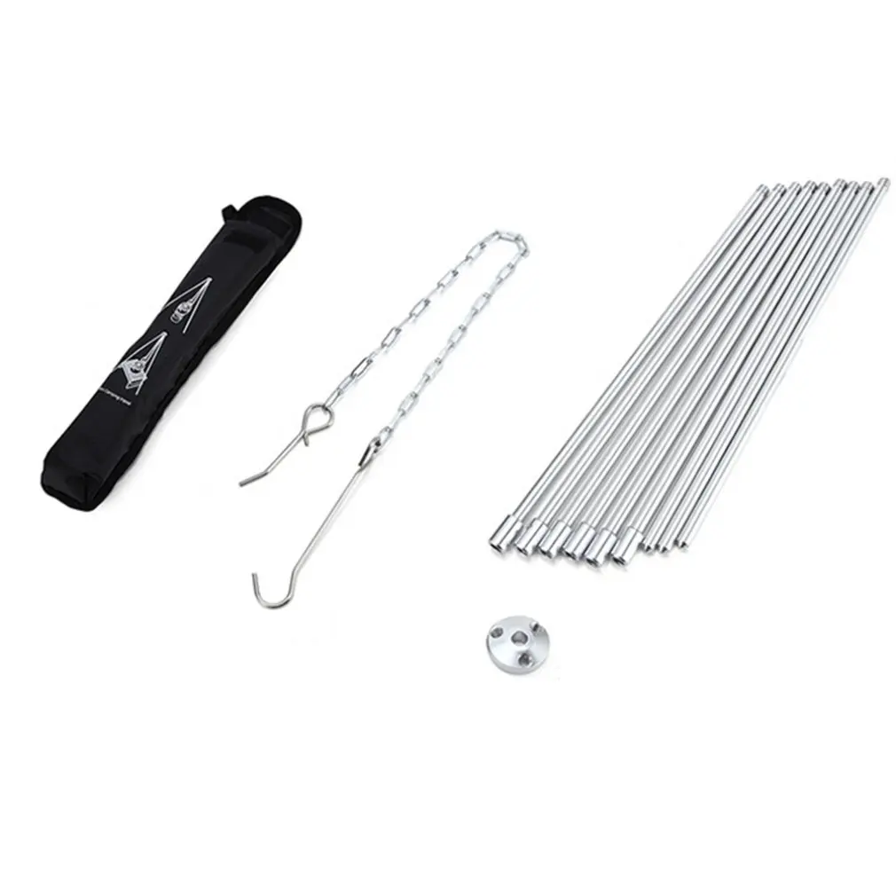 Портативный алюминиевый сплав легкий открытый кулинарный подвесной Штатив