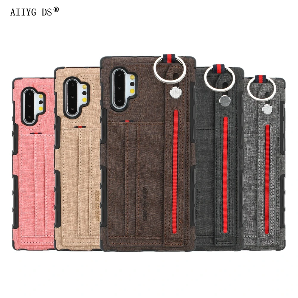 Ретро тканевый мягкий чехол бумажник для samsung Galaxy A10 A20 A30 A50 A70 S8 S9 S10 Plus S10E Note 8 9 10 Pro с