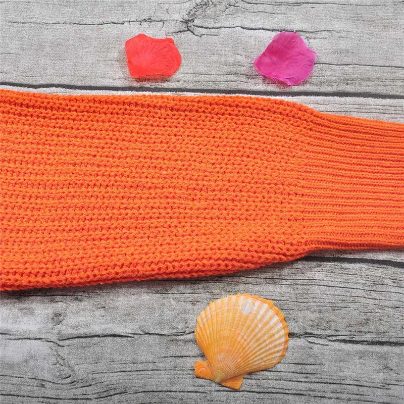 Осенне-зимний вязаный кардиган с длинными рукавами-фонариками Женский Гладкий