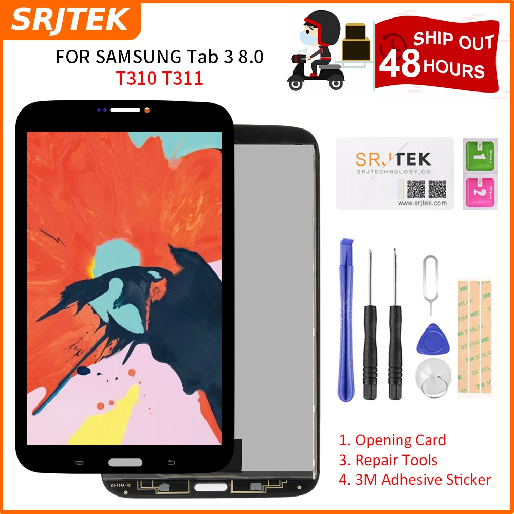 ЖК-дисплей SM T310 для Samsung Galaxy Tab 3 8 0 сенсорный экран с матрицей T311 и дигитайзером