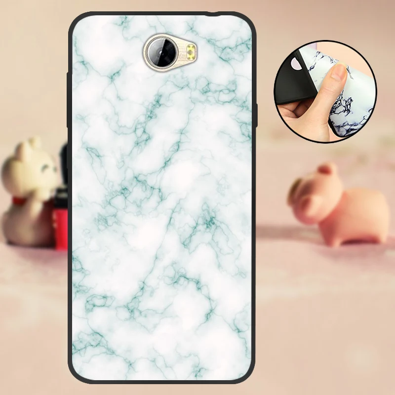 T716 Для huawei Y5 II чехол для huawei Y5 2 Y5II CUN-L21 CUN-U29 задняя крышка Y6 II Компактный Мягкий ТПУ силиконовый чехол для Honor 5A LYO-L21 черный - Цвет: T716