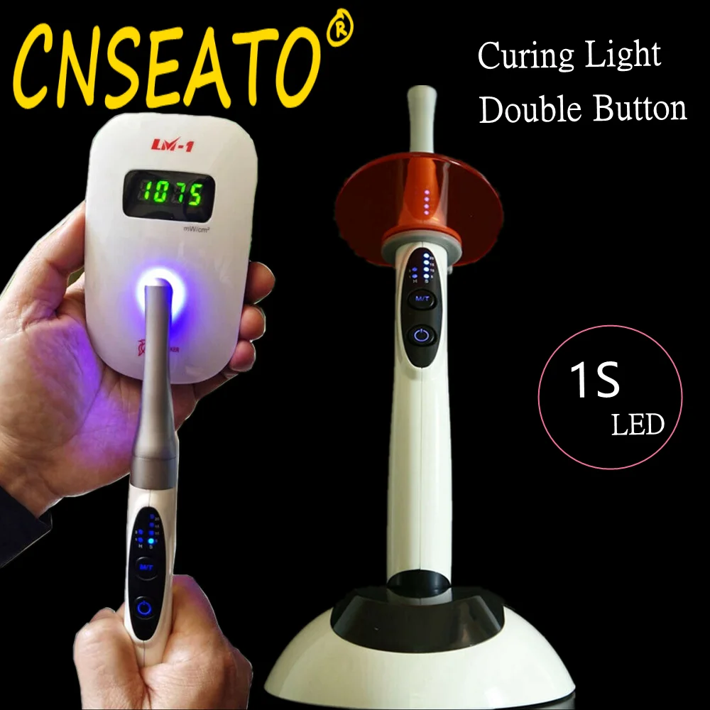 Dental Light Curing Lamp photopolymerizer Resin 1 Second Wireless Led Cure Restoration Dentistry Instruments Wave length 440-480