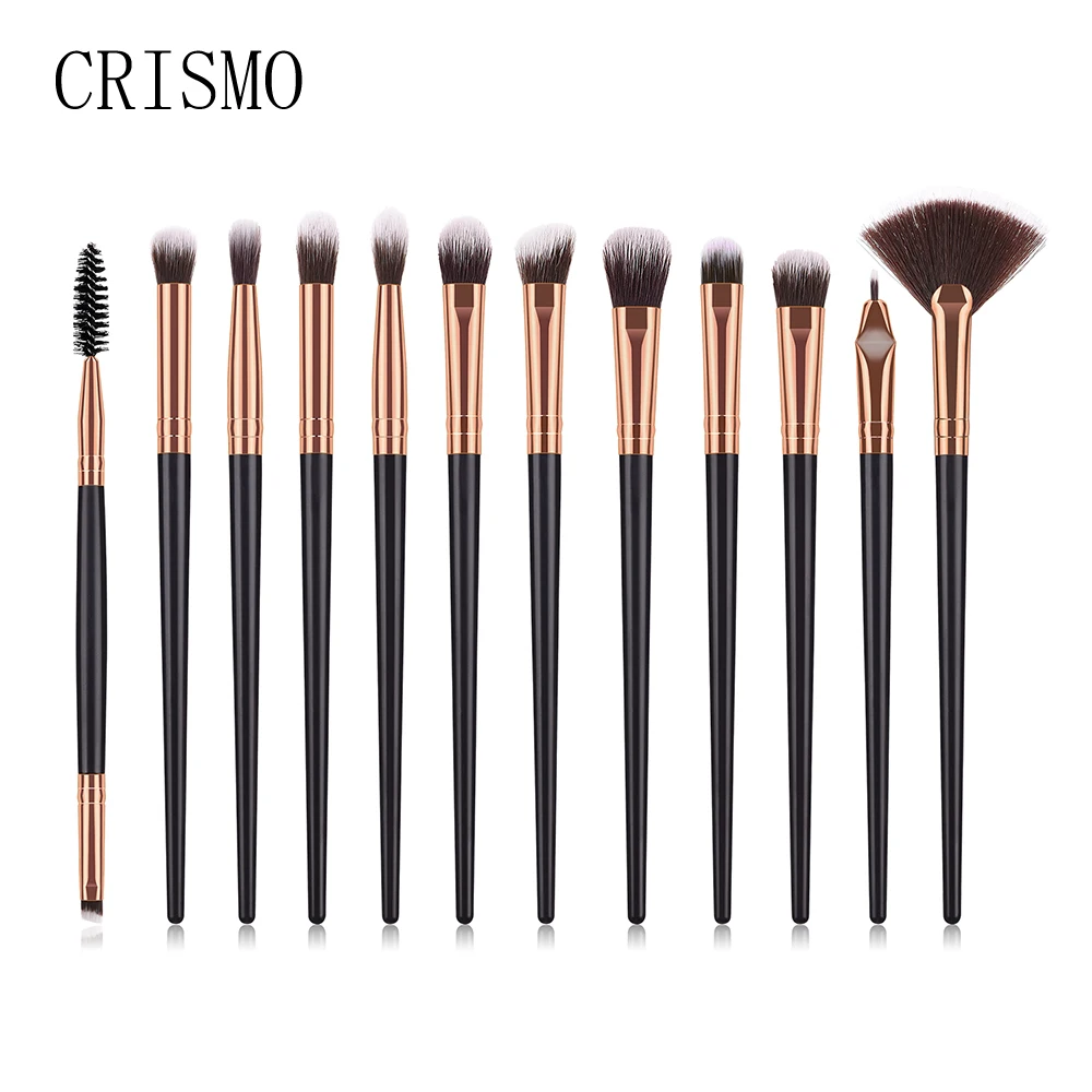 Набор профессиональных кистей для макияжа глаз 12 шт.|Аппликатор теней век| |