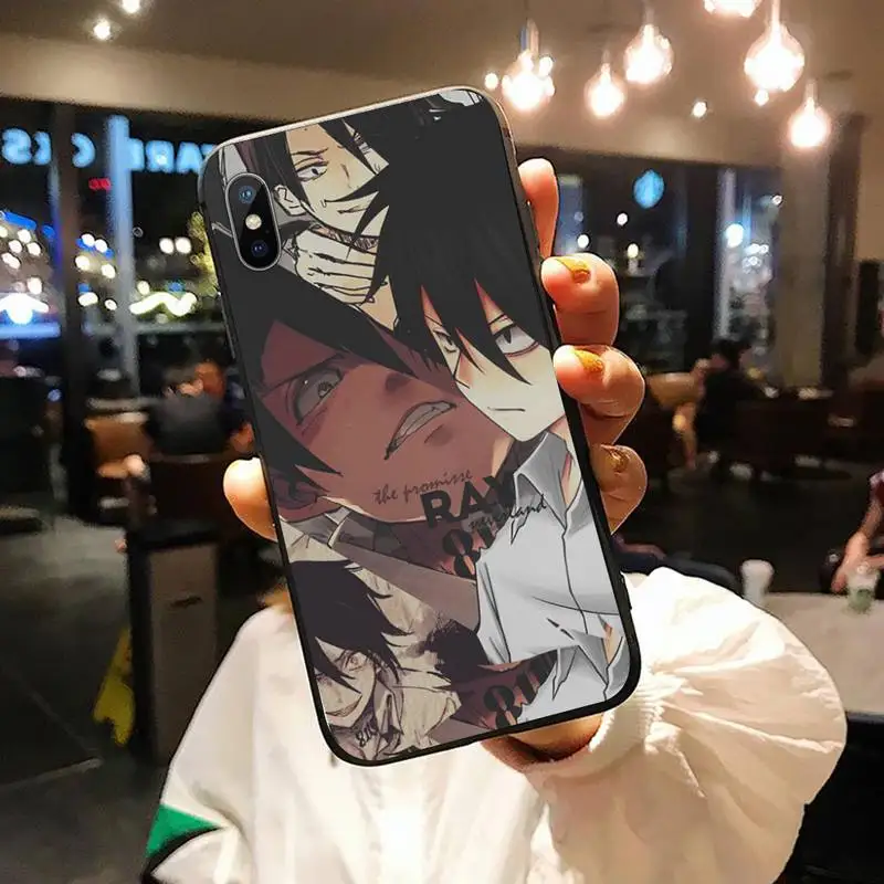 

Anime Ray The Promised Neverland Phone Case for iPhone 11 12 pro XS MAX 8 7 6 6S Plus X 5S SE 2020 XR