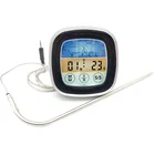 Цифровой термометр для барбекю, мяса, гриля, духовки, термометр с таймером и зондом из нержавеющей стали, Кухонный Термометр для приготовления пищи