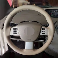 for nissan quest 2004 2010 murano 2003 2008 altima 2005 2009 maxima 2004 2008 hand sew genuine leather car steering wheel wrap