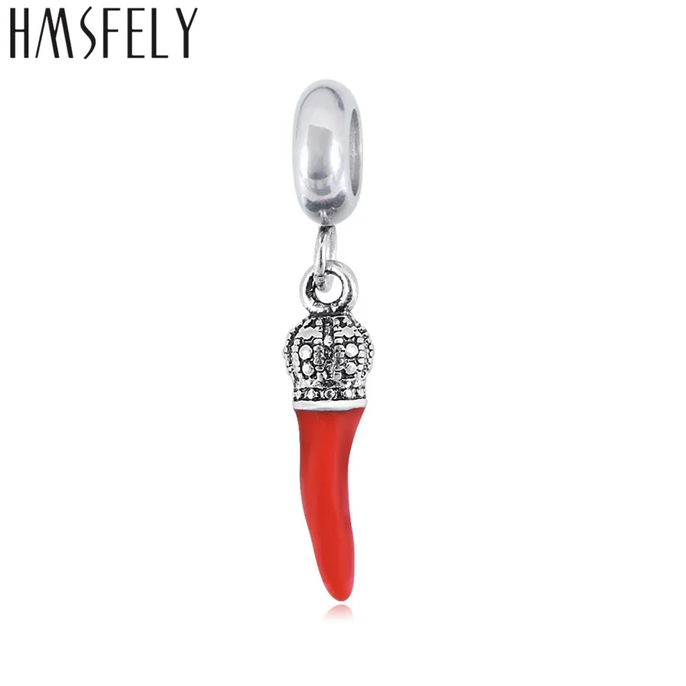 HMSFELY 316L Подвеска из нержавеющей стали с красным перцем для самостоятельного