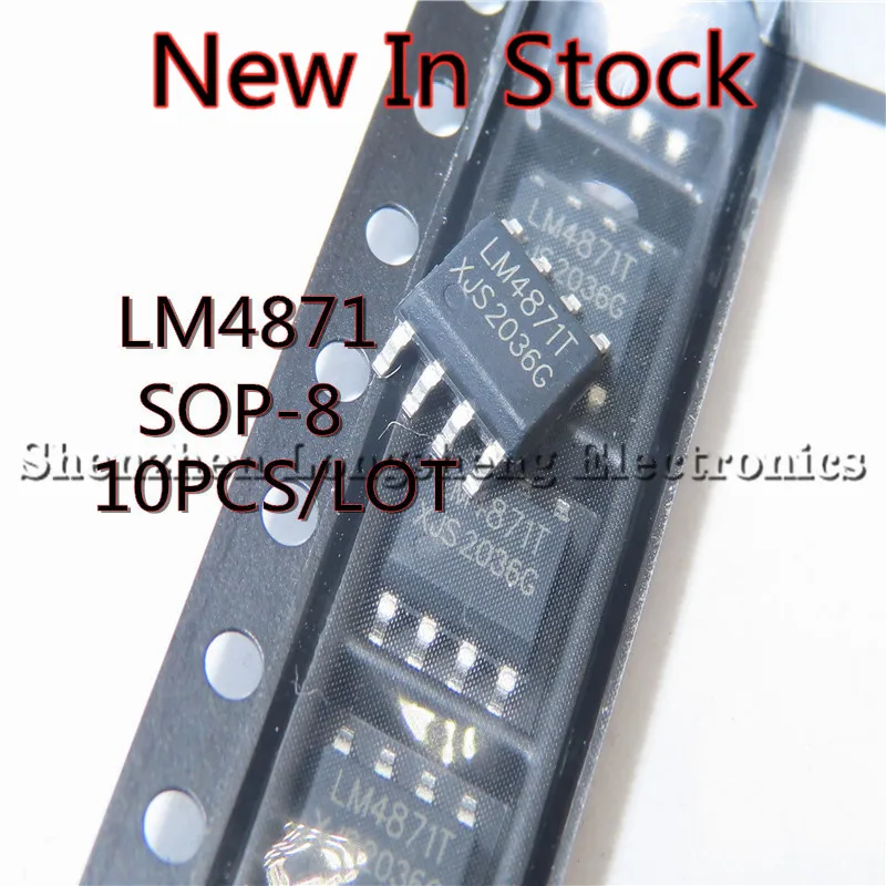 10 шт./Лот Новый LM4871 LM4871MX LM4871T SOP-8 SMD аудио усилитель мощности