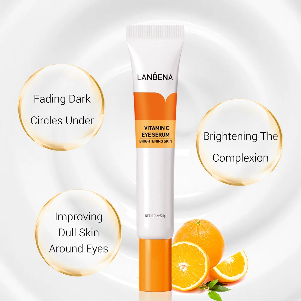 

LANBENA VitaminC Eye Serum Brightening Skin Stay Up Late To Repair Eyesight VC Eye Cream Refresh Moisturizing Eye Cream Gentle
