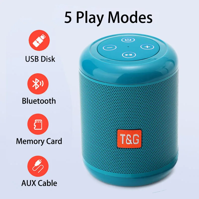 Портативная беспроводная Bluetooth-Колонка TWS звуковая система стерео сабвуфер