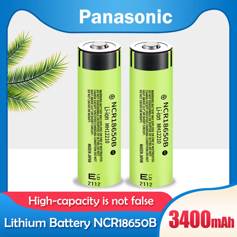 Оригинальный литиевый аккумулятор Panasonic NCR18650B 3 7 в 3400 мАч перезаряжаемая батарея