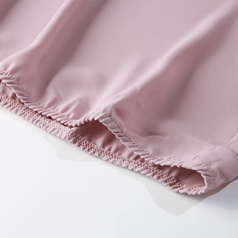 

shirt design feeling niche in the summer of 2021 the new thin han edition French chiffon shirts with short sleeves