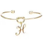 Браслет-манжета женский с буквами и буквами 26 дюймов, 3 цвета