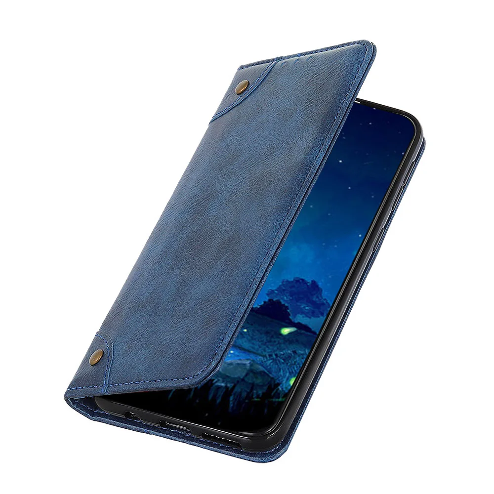 Синий Роскошный чехол для телефона из искусственной кожи на для Nokia 7,2 6,2 4,2 3,2 2,2 чехол Магнитный держатель карточки Coque Бумажник Флип-кейс fundas - Цвет: Синий