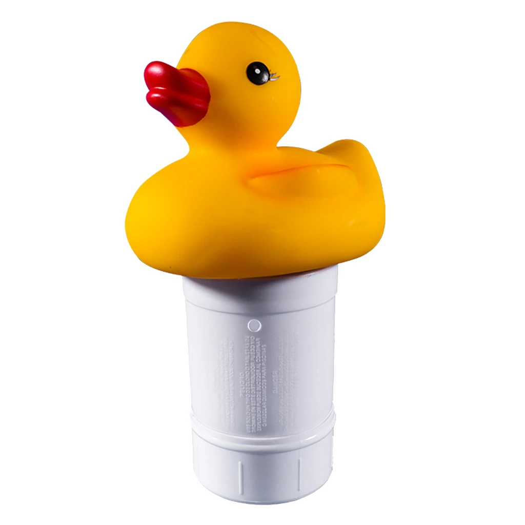 

PlasticCute Duck Large Capacity Swimming Pool Chemical Dispenser Strong Floating