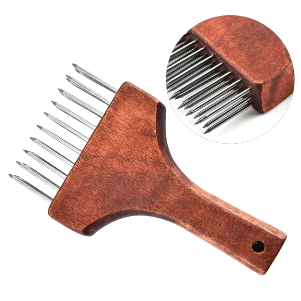 1 шт. размягчитель мяса не инструменты мини говядины иглы стейк с деревянной