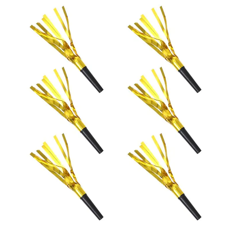 

30pcs Party Blowers Glitter Fringed Decorative Whistles Blowouts for Birthday