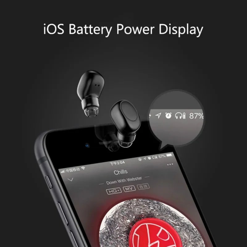 Беспроводные наушники Handfree Bluetooth X11 Мини спортивная Гарнитура с шумоподавлением