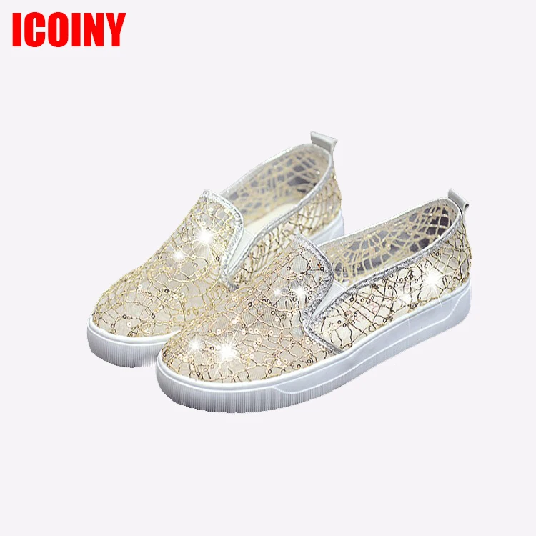 Летнее кружевное платье-стразы Лоферы 2020 Женские туфли-лодочки с фигурной