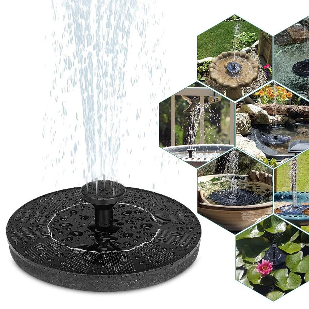 

Solar Fountain Garden Water Fountain Pool Pond Decoration Solar Panel Powered Fountain Water Pump Garden Decoration