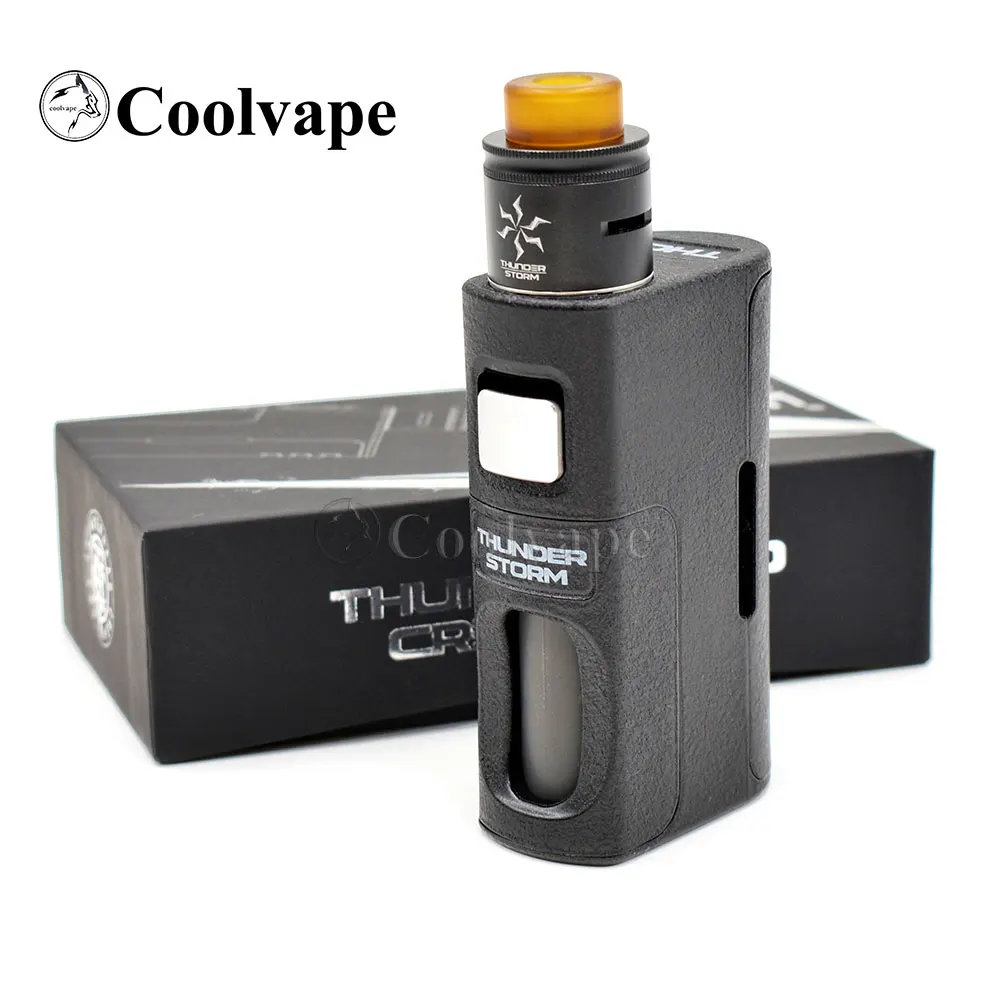 

Wolf Coolvape 100% Origina THC Thunder Storm BF Box Mod 18650/20700/21700 e-cigarette Mechanical Mod Bottom Feeder Squonk vape