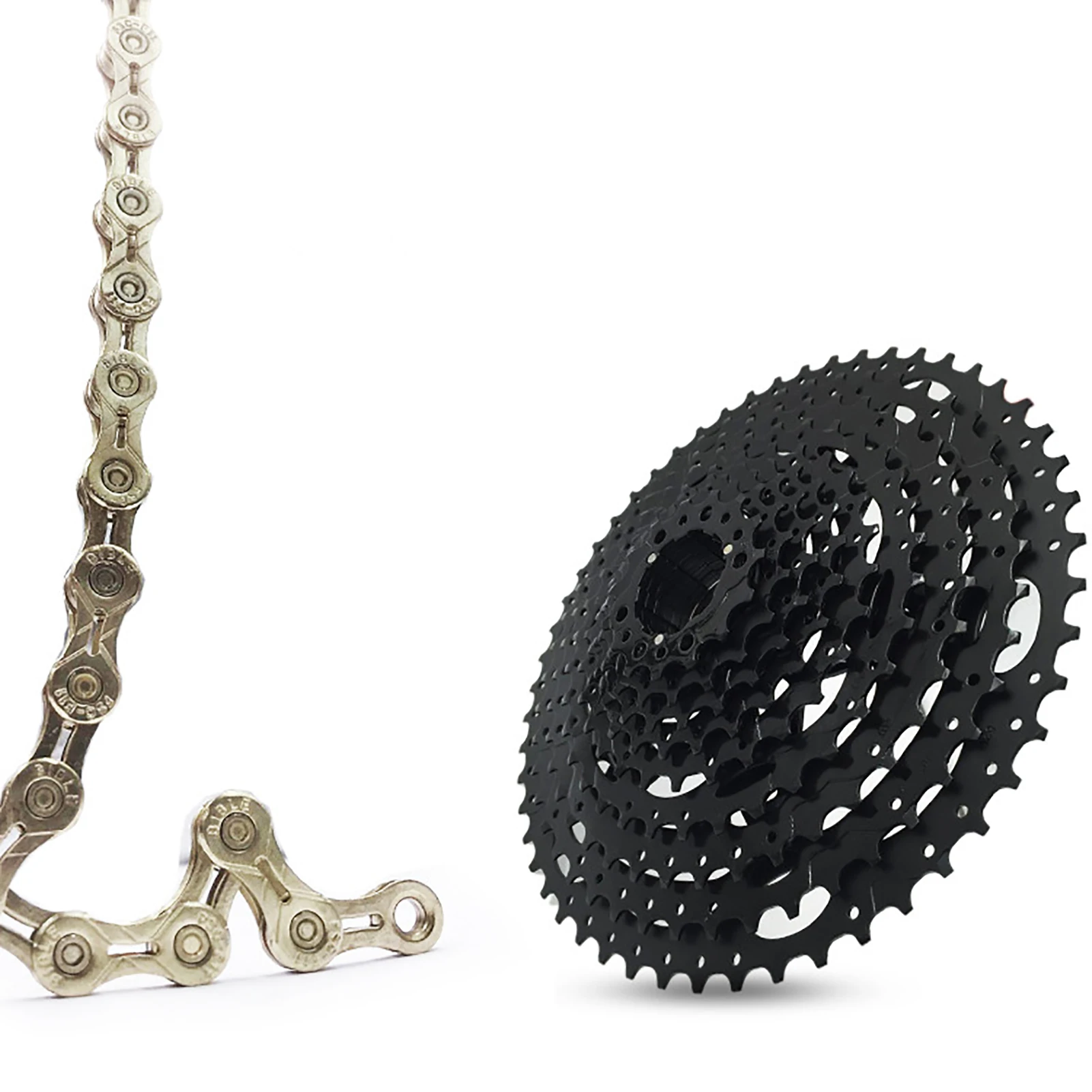 

9/10/11 Speed Ultra-light Mountain Road Bike MTB 116 Sections Link Hollow Chain Silvery Bicycle Chain Cycling Accessories
