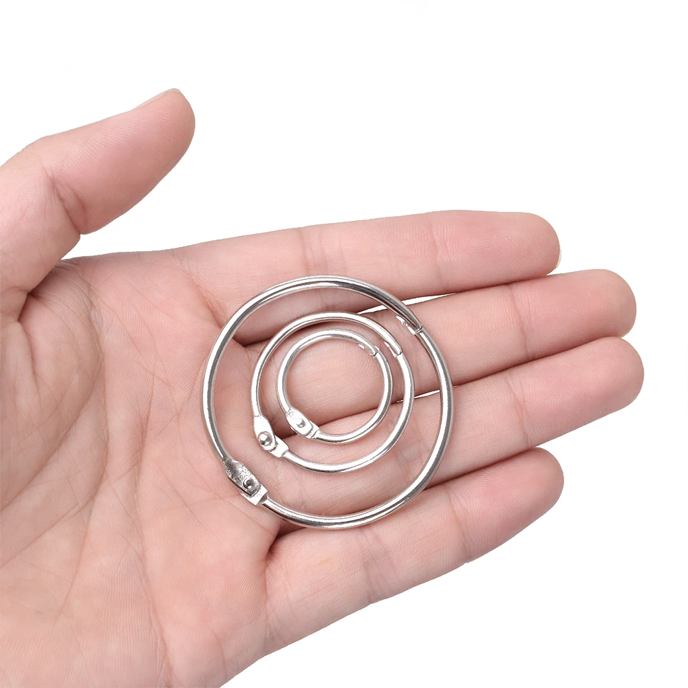 10 шт. Металлический Переплет для листков откидные кольца зажимы скрапбукинга