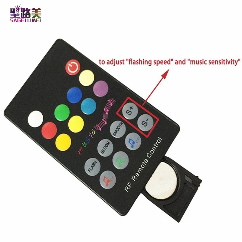 Светодиодный звуковой RGB музыкальный контроллер диммер 5050 2835 светодиодный