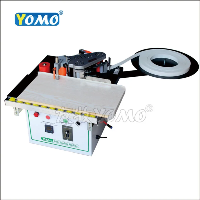 Ручной Кромкооблицовочный станок YOMO MY05/MY06 прямой/изогнутый дугообразный портативный Кромкооблицовочный станок деревообрабатывающий ПВХ сам