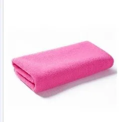 darkpink 14 цветов, Впитывающее Воду полотенце, полотенце для купания, полотенце для ванной, Микро волокно, сушильное пляжное полотенце, одноцветное, экологичное, мягкое и комфортное - Цвет: darkpink