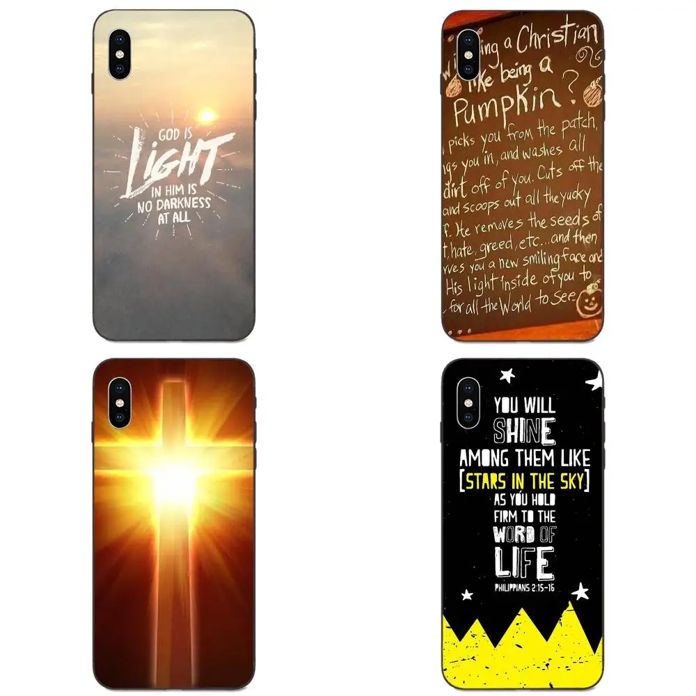 Мягкий ТПУ заказной дизайн христианский Иисус блестящий чехол для Xiaomi Redmi Note 3 3S 4