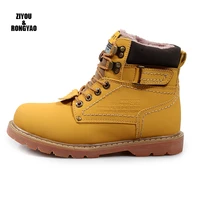 warm casual shoes mens winter leather men waterproof rubber snow boots leisure boots for men couples big and small size354546