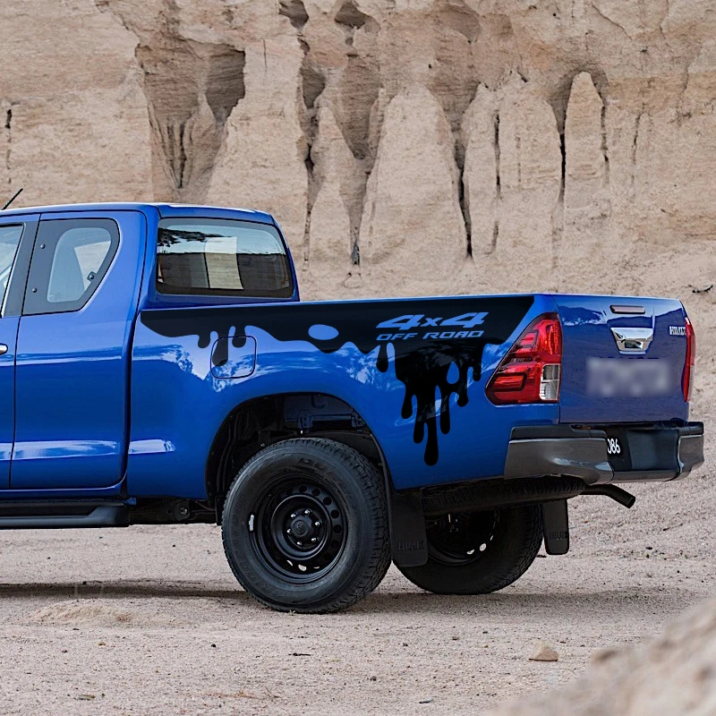 2 шт. виниловые автомобильные наклейки для toyota hilux 2015 2016 2017 2018 2019 | Автомобили и