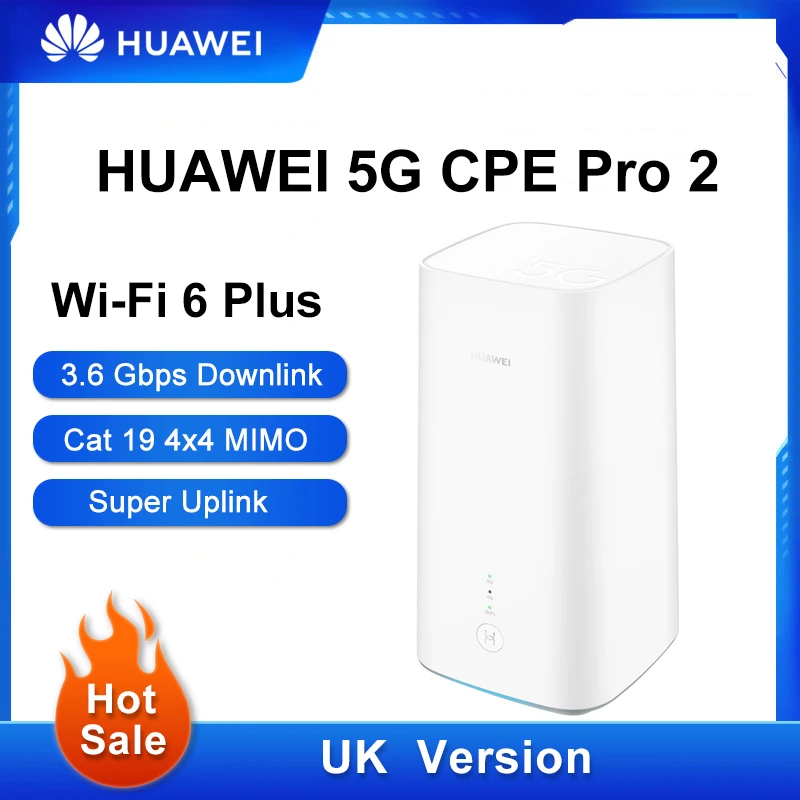New Original  Huawei H122-373 5G CPE Pro 2 Wireless  Router 3.6Gbps  WiFi 6 Plus High Speed 5g wifi mobile 5g Cube Wireless CPE