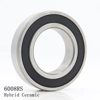 6008 hybrid ceramic bearing 40x68x15 mm abec 1 1pc bicycle bottom brackets spares 6008rs si3n4 ball bearings