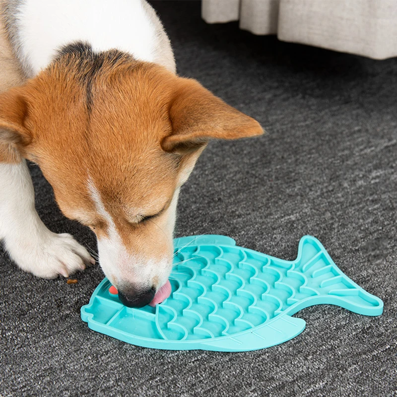 

Pets Bowls Silica gel Feeding Food Bowl Silicone Dog Lick Pad Pet Feeding Bowl Silicone Mat Dogs Cats For Dogs Feeder Product