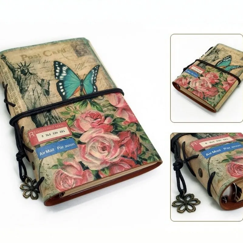 Оригинальные канцелярские принадлежности винтажный дневник планер мягкая крафт