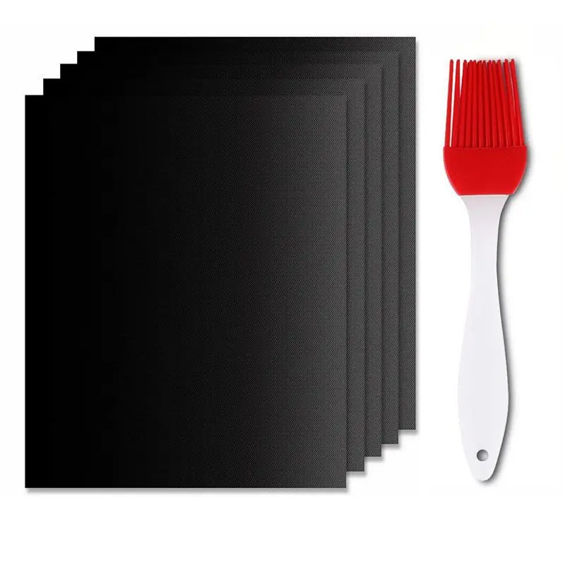 Набор с ковриком для выпекания 5 листов приготовления барбекю и духовки