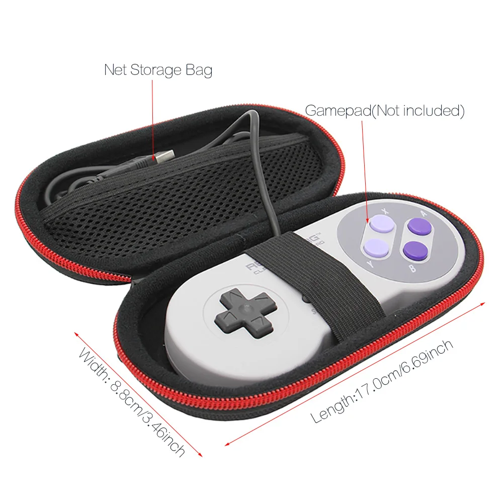 8Bitdo классический геймпад чехол для путешествий водонепроницаемый износостойкий EVA чемодан для NESPi/SUPERPi чехол SNES Gampad контроллер
