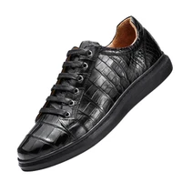 sanpijiang new crocodile skin men crocodile shoes high grade business male crocodile leather shoes trend casual shoes