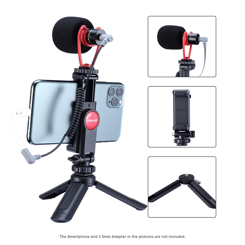 SAIREN Q1 конденсаторный Запись микрофон на Камера смартфон видео для Youtube DSLR Vlog iPhone 11